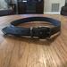 Columbia Accessories | Columbia Men's Genuine Black Leather Belt Size 34 | Color: Black/Silver | Size: 34