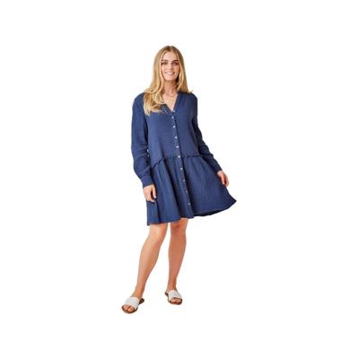 Carve Designs Blair Dress - Women's Navy Medium DR...