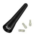 OOKWE Car Aerial Short Vehicle Radio Antenna Small Universal with M4 M5 M6 Threaded Adapter AM/FM Aerial Mast Roof Accessories