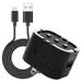 Ruiz Wall Charger for Motorola Moto G Play 2023 - 10W Fast Charging Power Adapter with Type-C USB Cable - Black