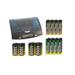 Super Universal LCD Battery Charger + 8 AA (2600 mAh) + 8 AAA (1200 mAh) + 4 C (3000 mAh) + 4 D (4000 mAh) AccuPower NiMH Batteries