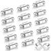 16 Pairs Magnetic Necklace Bracelet Clasps Magnet Converter Jewelry Clasps Extenders Locking Clasps for Bracelet Necklace Making (White)
