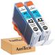 ArtiTech CLI-42 PC Pixma Pro-100 Compatible Ink Cartridges Replacement for Canon CLI42 CLI-42 Photo Cyan Ink Cartridge Work for Pixma Pro-100S Printers 2 Pack CLI-42 PC