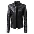 twifer womens leather jackets womens long sleeve leather jacket motorcycle leather jacket pu leather jacket fashion womens jacket coat