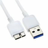 FITE ON White USB 3.0 Data Cable for Seagate GoFlex Satellite Storage Device STBF500101