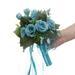 Wedding Bouquet Artificial Rose Valentine s Day Decoration Bridal Holding Flowers for Wedding Party And Church Bridal Bouquets for Bride Wedding Flowers Bouquets with Silk Ribbon