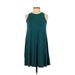 Old Navy Casual Dress - A-Line: Blue Solid Dresses - Women's Size X-Small