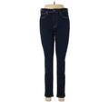 Gap Jeans - Mid/Reg Rise Skinny Leg Denim: Blue Bottoms - Women's Size 29 - Dark Wash