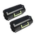 999inks Compatible Twin Pack Lexmark 51B2000 Black Standard Capacity Laser Toner Cartridges (2 Pack)