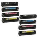 Compatible Multipack Canon i-SENSYS LBP-7210Cdn Printer Toner Cartridges (8 Pack) -2662B002AA