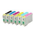 Compatible Multipack Epson Stylus Photo R265 Printer Ink Cartridges (6 Pack) -C13T08014011