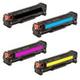 Compatible Multipack HP LaserJet Pro 200 Color MFP M276n Printer Toner Cartridges (4 Pack) -CF210X