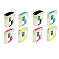 Compatible Multipack HP Colour InkJet cp1700 Printer Ink Cartridges (8 Pack) -C4844A