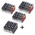 Compatible Multipack Canon PIXMA MP530 Printer Ink Cartridges (18 Pack) -0628B001