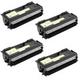 999inks Compatible Quad Pack Brother TN6600 High Capacity Laser Toner Cartridges (4 Pack)