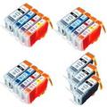 Compatible Multipack Canon PIXMA iP4000 Printer Ink Cartridges (15 Pack) -4479A002