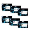 Original Multipack HP DesignJet T920 PostScript ePrinter Printer Ink Cartridges (6 Pack) -F9J77A