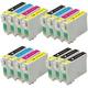 Compatible Multipack Epson Stylus SX415 Printer Ink Cartridges (15 Pack) -C13T07114011