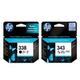 Original Multipack HP PSC 1610xi Printer Ink Cartridges (2 Pack) -C8765EE