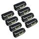 999inks Compatible Eight Pack Lexmark 51B2000 Black Standard Capacity Laser Toner Cartridges (8 Pack)