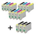 Compatible Multipack Epson Stylus Office BX535WD Printer Ink Cartridges (15 Pack) -C13T13014010