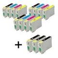 Compatible Multipack Epson Stylus Office BX535WD Printer Ink Cartridges (15 Pack) -C13T12914011