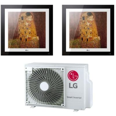 LG - climatiseur inverter dual split série artcool gallery 9+12 avec mu2r15 r-32 wi-fi en option