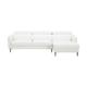 Luca Right Sectional Sofa White