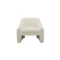 Amber Lounge Chair Sherpa White