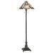 Quoizel Inglenook Tiffany-Style Art Glass Floor Lamp