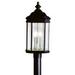 Kirkwood Black Finish 23 1/2" High Outdoor Post Light