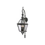 Townsend 33" High Textured Black Large Outdoor Wall Lantern