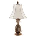 West Winds 21" High Antique Brass Finish Pineapple Table Lamp