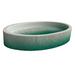 Sweet Home Collection Urbana Soap Dish Resin in Green/White | 5.5 H x 3.75 W x 1 D in | Wayfair URBANGRN-SOAPDISH
