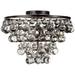 Bling Collection Patina Bronze Flushmount Ceiling Light