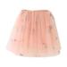 TAIAOJING Baby Girl s Tulle Tutu Skirt Toddler Dress Summer Fashion Casual Princess Dress Tutu Mesh Skirt Outwear Solid Colour 5-6 Years