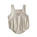 adviicd Baby Clothes Baby Bodysuit Unisex Baby Boys Girls Onesie Romper Bodysuits Jumpsuit Outfit Beige 18-24 Months