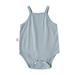 adviicd Organic Cotton Baby Clothes Baby Bodysuit Unisex Baby Outfit Girl Boy Clothes Babies Gift Bodysuit Blue 0-3 Months