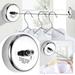 Wozhidaoke Shower Shelves Nonpunching Clothesline Indoor Telescopic Stainless Steel Wire Clothesline Outdoor Nylon Hanging Clothes Line Wall Shelves Wall Hooks Silver 10*10*6 Silver