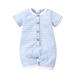 adviicd Baby Clothes Girl Baby Bodysuit Dress Baby Boys Girls Onesie Romper Bodysuits Jumpsuit Outfit Blue 6-9 Months