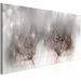 Latitude Run® Drops of Dew (1 Part) Pink Narrow - Wrapped Canvas Graphic Art Canvas in Gray | 15.7 H x 47.2 W x 0.7 D in | Wayfair