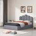 Ivy Bronx Chelsa Tufted Storage Platform Bed Upholstered/Velvet in Gray | 45.3 H x 57.08 W x 79.72 D in | Wayfair 9279BBFC328247F292E89F62EE032E2B