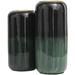 Mercer41 Archambault 2 Piece Metal Table Vase Set Metal in Green | 13 H x 5.8 W x 5.75 D in | Wayfair 0A69297B81724787BAD39AB9ECCCC3C1