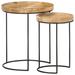 17 Stories 2 Piece Coffee Table Set Wood/Metal in Black/Brown/Gray | Wayfair 2E5987390469470A9FDEFADE2C5F1B0B