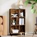 GATCOOL 34.64" H x 19.68" W Standard Bookcase Wood in Brown | 34.64 H x 19.68 W x 9.44 D in | Wayfair LEFBC001