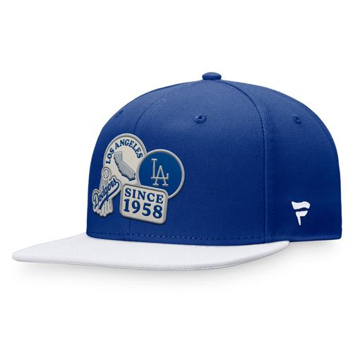 Los Angeles Dodgers Fanatics Branded True Classic Fitted Cap mit flacher Krempe