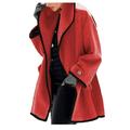 Dtydtpe Clearance Sales Shacket Jacket Women Winter Open Cardigan Color Casual Wool Coat Trench Jacket Warm Slim Long Overcoat Outwear Womens Long Sleeve Tops Winter Coats for Women