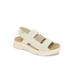 Women's Ava Sandal by JBU in Cream (Size 11 M)