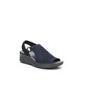 Wide Width Women's Star Bright Sandals by BZees in Navy (Size 7 1/2 W)