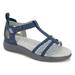 Women's Prague Sandal by JBU in Denim Stone Blue (Size 8 M)